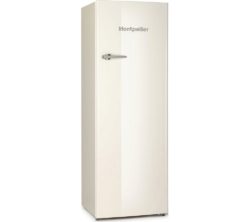 MONTPELLIER MAB340C Tall Fridge - Cream